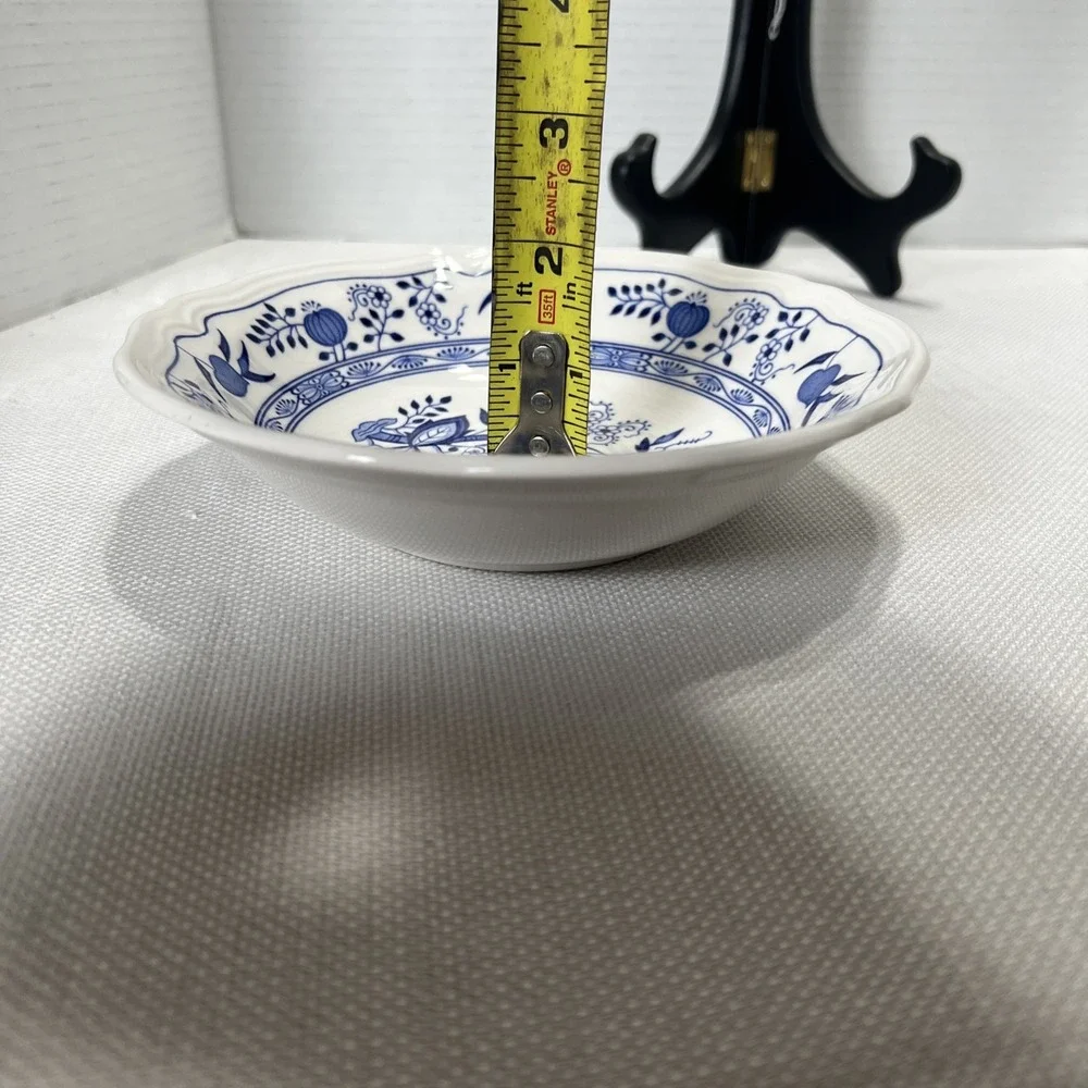 Vintage IRONSTONE ORIENTAL ONION Cereal Bowl 4610 ~ 6.75
